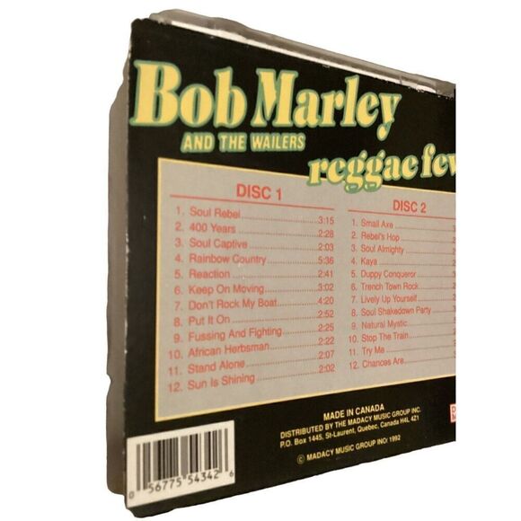 Vintage Bob Marley And The Wailers Reggae Fever Disc 1 CD Music Media - Picture 2 of 3